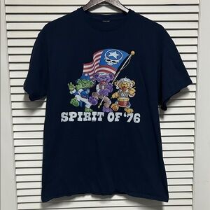 Grateful Dead Spirit of '76 Navy Graphic Short Sleeve T-Shirt